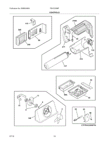 11 - Controls parts for Frigidaire Refrigerator FPHC2399PF4 from AppliancePartsPros.com