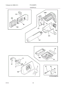 11 - Controls parts for Frigidaire Refrigerator FPHC2399PF5 from AppliancePartsPros.com