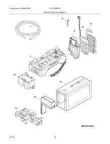 17 - Fresh Food Ice Maker parts for Frigidaire Refrigerator FPHF2399PF6 from AppliancePartsPros.com