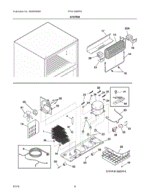 05 - System parts for Frigidaire Refrigerator FPHI1888PF6 from AppliancePartsPros.com