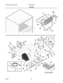 05 - System parts for Frigidaire Refrigerator FPHI1888PF8 from AppliancePartsPros.com