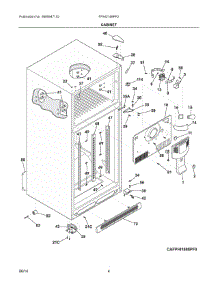 03 - Cabinet parts for Frigidaire Refrigerator FPHI2188PF2 from AppliancePartsPros.com