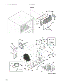 05 - System parts for Frigidaire Refrigerator FPHI2188PF2 from AppliancePartsPros.com