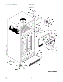 03 - Cabinet parts for Frigidaire Refrigerator FPHI2188PF4 from AppliancePartsPros.com