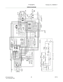 21 - Wiring Diagram parts for Frigidaire Refrigerator FPHS2399PF2 from AppliancePartsPros.com