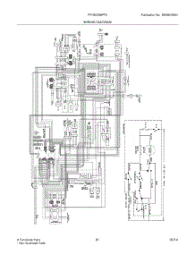 21 - Wiring Diagram parts for Frigidaire Refrigerator FPHS2399PF3 from AppliancePartsPros.com