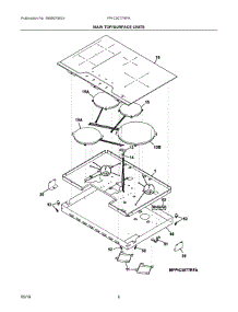 03 - Main Top / Surface Units parts for Frigidaire Cooktop FPIC3077RFA from AppliancePartsPros.com