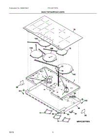 03 - Main Top / Surface Units parts for Frigidaire Cooktop FPIC3677RFA from AppliancePartsPros.com