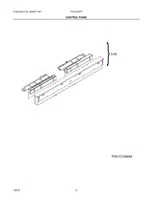 02 - Control Panel parts for Frigidaire Dishwasher FPID2497RF1A from AppliancePartsPros.com