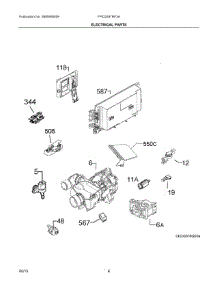 04 - Electrical Parts parts for Frigidaire Dishwasher FPID2497RF3A from AppliancePartsPros.com