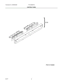 02 - Control Panel parts for Frigidaire Dishwasher FPID2498SF0A from AppliancePartsPros.com
