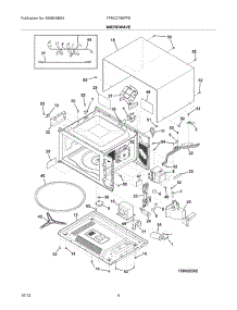 05 - Microwave parts for Frigidaire Wall Oven FPMC2785PFB from AppliancePartsPros.com