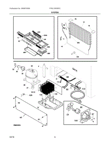 04 - System parts for Frigidaire Refrigerator FPRU19F8RFC from AppliancePartsPros.com