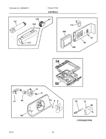 06 - Controls parts for Frigidaire Refrigerator FPSC2277RF0 from AppliancePartsPros.com