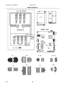 11 - Wiring Schematic parts for Frigidaire Refrigerator FPSC2277RF0 from AppliancePartsPros.com