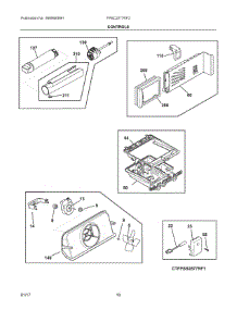 06 - Controls parts for Frigidaire Refrigerator FPSC2277RF2 from AppliancePartsPros.com