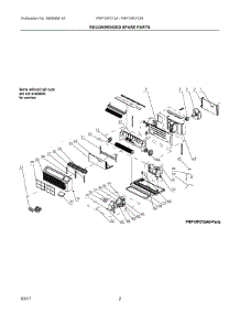 02 - Recommended Spare Parts parts for Frigidaire Air Conditioner FRP15P2Y2R0 from AppliancePartsPros.com