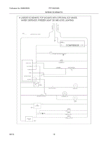 10 - Wiring Schematic parts for Frigidaire Refrigerator FRT18G2NW5 from AppliancePartsPros.com