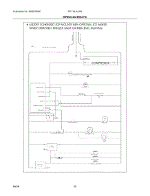 06 - Wiring Schematic parts for Frigidaire Refrigerator FRT18L4JWN from AppliancePartsPros.com