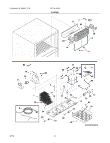 05 - System parts for Frigidaire Refrigerator FRT18L4JWP from AppliancePartsPros.com