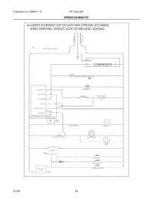 06 - Wiring Schematic parts for Frigidaire Refrigerator FRT18L4JWP from AppliancePartsPros.com