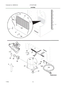 04 - System parts for Frigidaire Freezer LFFH20F3QWE from AppliancePartsPros.com