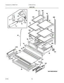 05 - Shelves parts for Frigidaire Refrigerator LFHB2741PFAA from AppliancePartsPros.com