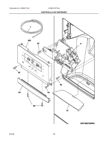 07 - Controls & Ice Dispenser parts for Frigidaire Refrigerator LFHB2741PFAA from AppliancePartsPros.com