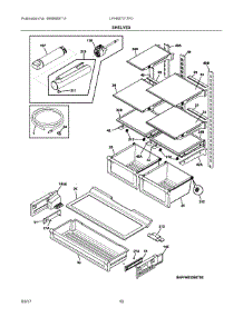 05 - Shelves parts for Frigidaire Refrigerator LFHB2751TF0 from AppliancePartsPros.com