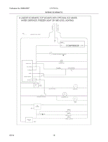 10 - Wiring Schematic parts for Frigidaire Refrigerator LFHT1513LWE from AppliancePartsPros.com