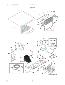 09 - System parts for Frigidaire Refrigerator LFHT1713LWC from AppliancePartsPros.com