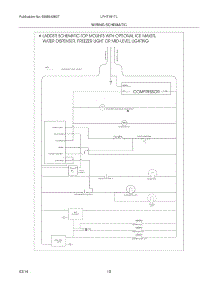 10 - Wiring Schematic parts for Frigidaire Refrigerator LFHT1817LB9 from AppliancePartsPros.com