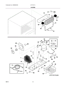 05 - System parts for Frigidaire Refrigerator LFHT1817LRB from AppliancePartsPros.com