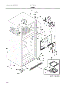 03 - Cabinet parts for Frigidaire Refrigerator LFHT1831QF1 from AppliancePartsPros.com