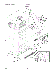 05 - Cabinet parts for Frigidaire Refrigerator LFHT2117LB7 from AppliancePartsPros.com