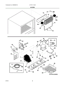05 - System parts for Frigidaire Refrigerator LFHT2117LB8 from AppliancePartsPros.com