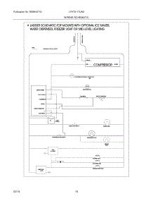 10 - Wiring Schematic parts for Frigidaire Refrigerator LFHT2117LW9 from AppliancePartsPros.com