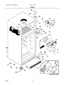03 - Cabinet parts for Frigidaire Refrigerator LFHT2117NF6 from AppliancePartsPros.com
