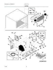 05 - System parts for Frigidaire Refrigerator LFHT2131QE0 from AppliancePartsPros.com