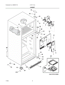 03 - Cabinet parts for Frigidaire Refrigerator LFHT2131QE1 from AppliancePartsPros.com