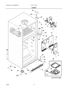 03 - Cabinet parts for Frigidaire Refrigerator LFHT2131QF2 from AppliancePartsPros.com