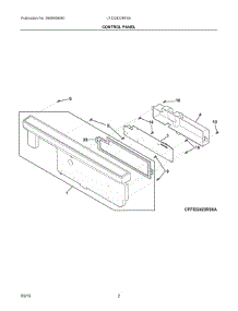 02 - Control Panel parts for Frigidaire Dishwasher LFID2422RF0A from AppliancePartsPros.com