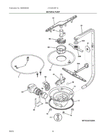 05 - Motor & Pump parts for Frigidaire Dishwasher LFID2422RF1A from AppliancePartsPros.com