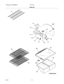 07 - Shelves parts for Frigidaire Refrigerator LFTR1814LWG from AppliancePartsPros.com