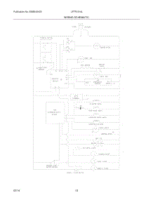 10 - Wiring Schematic parts for Frigidaire Refrigerator LFTR1814LWH from AppliancePartsPros.com