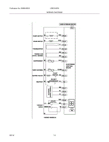14 - Wiring Diagram parts for Frigidaire Dishwasher LGBD2435NW3A from AppliancePartsPros.com