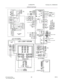 21 - Wiring Diagram parts for Frigidaire Refrigerator LGHB2867PF4 from AppliancePartsPros.com