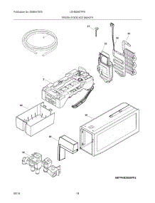 17 - Fresh Food Ice Maker parts for Frigidaire Refrigerator LGHB2867PF5 from AppliancePartsPros.com