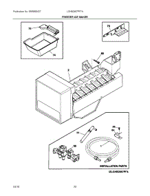 10 - Freezer Ice Maker parts for Frigidaire Refrigerator LGHB2867PF7A from AppliancePartsPros.com