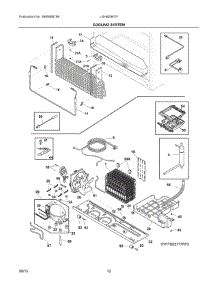 06 - Cooling System parts for Frigidaire Refrigerator LGHB2867PFAA from AppliancePartsPros.com